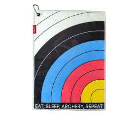 Socx Towel Eat Sleep Archery Target Repeat