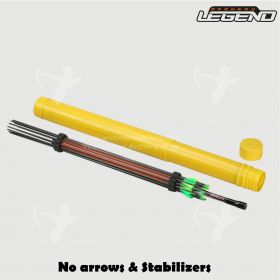 "Durable arrow storage tube with extendable design. Legend's high-quality archery accessory ensures your arrows stay protected and organized. Choose from a variety of colors to suit your style."
