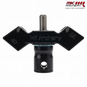 Improve your stabilizer system with the MK Korea V-Bar III, featuring a 35-40 degree adjustment range. Its sturdy aluminum construction ensures long-lasting durability, and the included bolt allows for quick and easy installation.