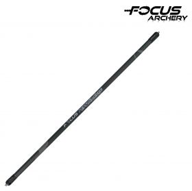 Focus Archery Stabilizer Performance Long designed for increased shot accuracy and vibration reduction. Lightweight carbon build, available in 71.1 cm, 76.2 cm, and 81.3 cm lengths, ideal for archers seeking stability without added weight.