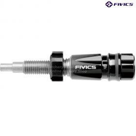 "Fivics Airex Cushion Plunger: Engineered for arrow flight stability with a Hastealloy pressure point. Adjustable tension settings and versatile thread size make it a top choice in archery."