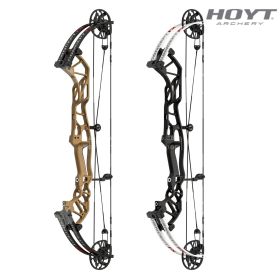 The Hoyt Concept FX in Skeeter with black satin limbs is a high-performance target bow designed for short-draw archers. With a 34” axle-to-axle length, it combines agility and stability, featuring the SCTR cam system for customizable draw length and speed