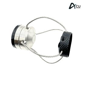 Detailed product image of the S.O.S. Replacement Wire Unit showcasing the Light and Heavy configuration components arranged side by side. The suspended weights and wire bias options are visible, demonstrating how fine tuning can be achieved without alteri