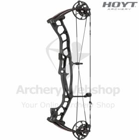 Close-up image focusing on the HBX cam of the Hoyt Enduro. The cam’s smooth rotation, adjustable modules, and efficient design support a wide range of draw lengths and offer consistent performance.